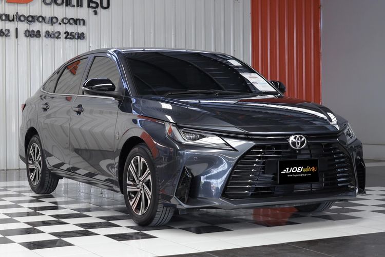 Toyota Yaris ATIV 2022 1.2 Premium Luxury Sedan เบนซิน ไม่ติดแก๊ส เกียร์อัตโนมัติ เทา รูปที่ 3