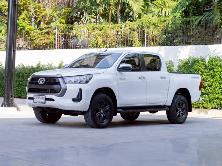 Toyota Hilux Revo 2021 2.4 Prerunner E Pickup ดีเซล ไม่ติดแก๊ส เกียร์อัตโนมัติ ขาว รูปที่ 3