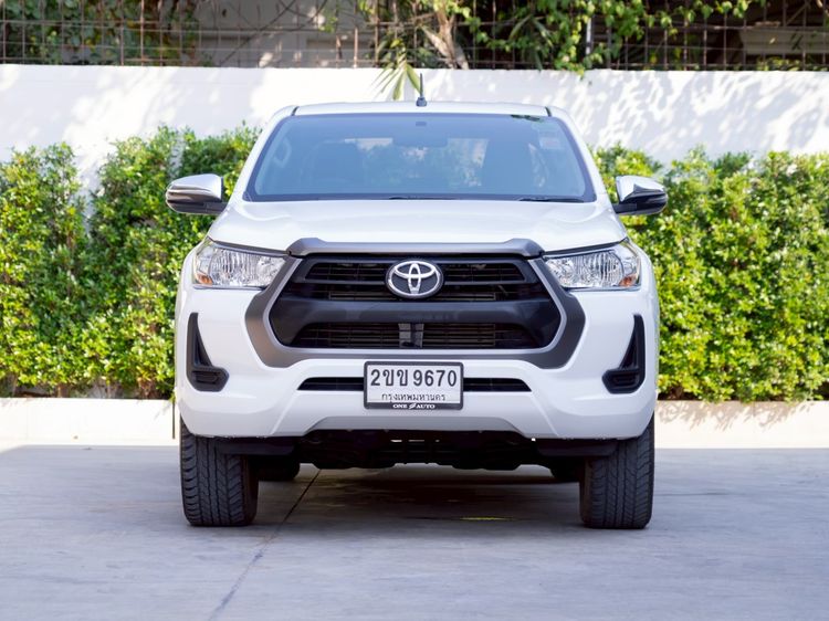 Toyota Hilux Revo 2021 2.4 Prerunner E Pickup ดีเซล ไม่ติดแก๊ส เกียร์อัตโนมัติ ขาว รูปที่ 2