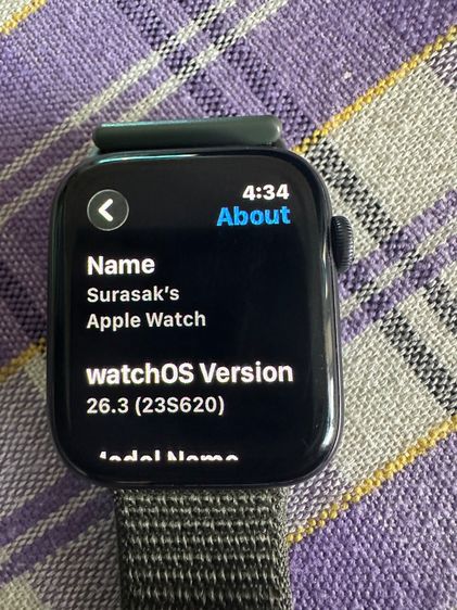 สแตนเลส ดำ Apple Watch S6 44mm