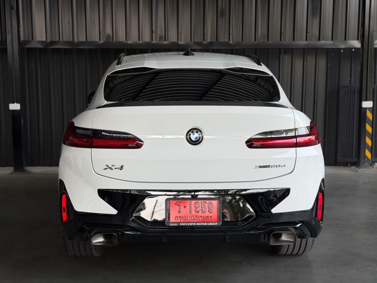 BMW X4 2025 2.0 xDrive20d M Sport 4WD Utility-car ดีเซล ไม่ติดแก๊ส เกียร์อัตโนมัติ ขาว รูปที่ 3