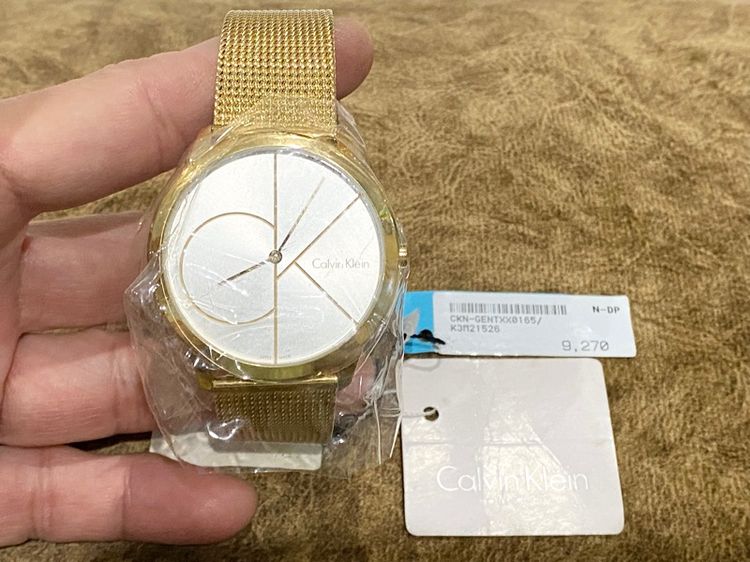 ทอง นาฬิกาCalvin Klein รุ่น Minimal (swiss made) แท้ศูนย์