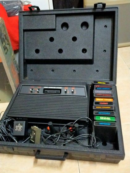 เครื่องเกม ATARI 2600 เกมยุค 70 เกมเก่า สภาพดี อุปกรณ์ครบ กล่อง เคส ตลับเกม 11 เกม  รูปที่ 5