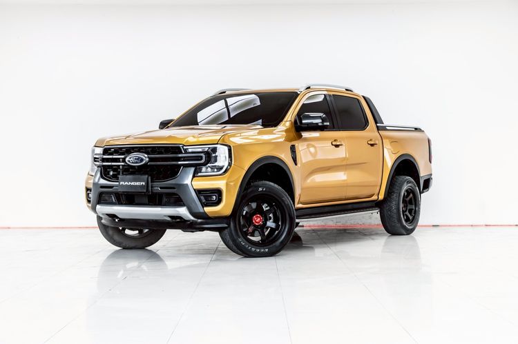 รถ Ford Ranger 2.0 Bi-Turbo Hi-Rider Wildtrak สี ส้ม