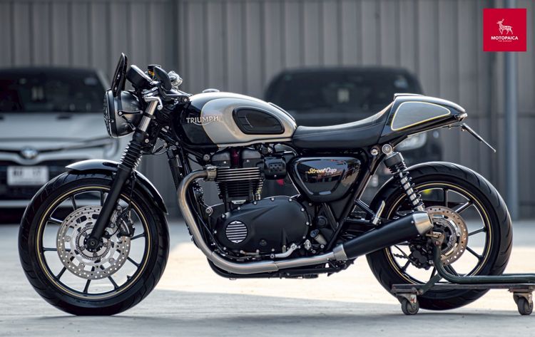 Triumph Street Cup 900 ปี2017 สีหายาก วิ่ง15,000Km. รูปที่ 4