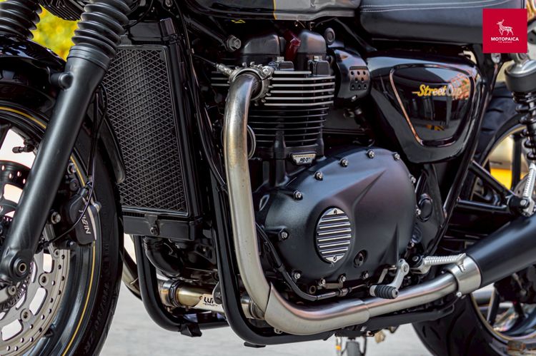 Triumph Street Cup 900 ปี2017 สีหายาก วิ่ง15,000Km. รูปที่ 10