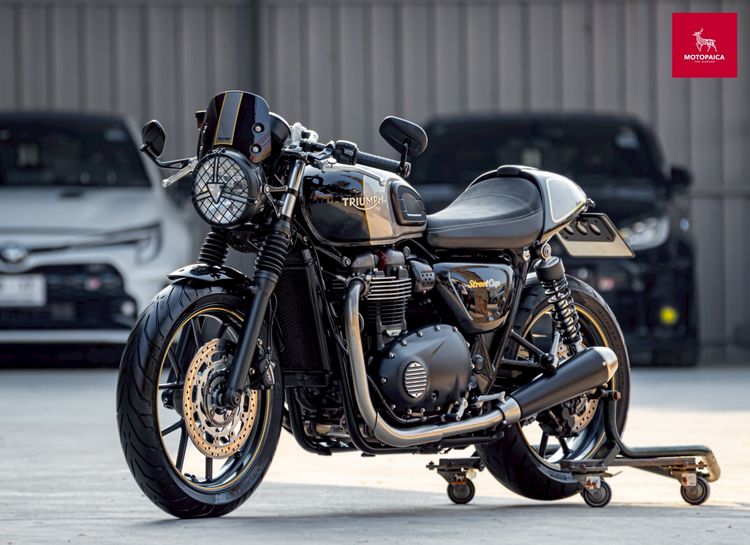 Triumph Street Cup 900 ปี2017 สีหายาก วิ่ง15,000Km. รูปที่ 2