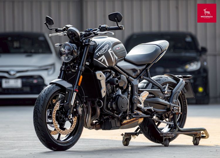 Triumph Trident660 ปี2022 เจ้าของเดียว สีดำ วิ่ง4,000Km. รูปที่ 2