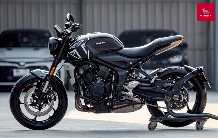 Triumph Trident660 ปี2022 เจ้าของเดียว สีดำ วิ่ง4,000Km. รูปที่ 4