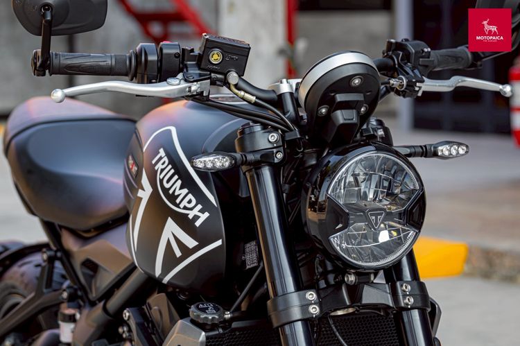 Triumph Trident660 ปี2022 เจ้าของเดียว สีดำ วิ่ง4,000Km. รูปที่ 12