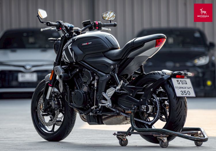 Triumph Trident660 ปี2022 เจ้าของเดียว สีดำ วิ่ง4,000Km. รูปที่ 5