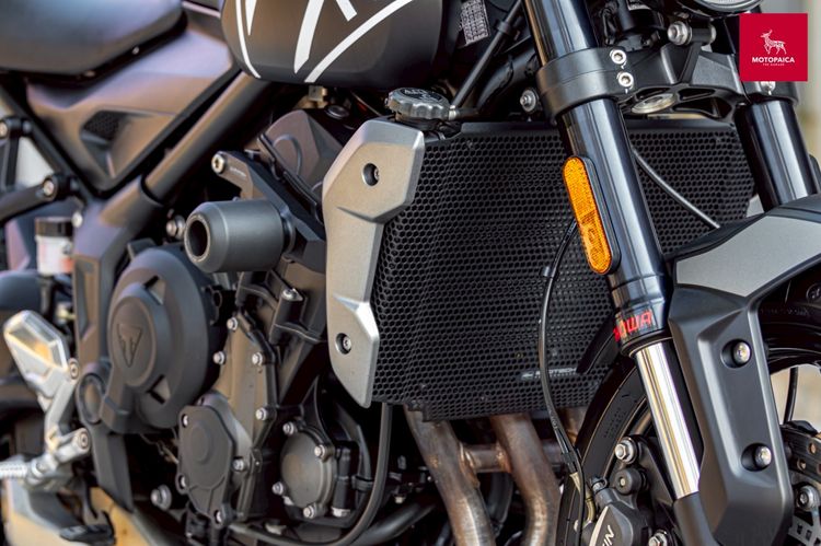 Triumph Trident660 ปี2022 เจ้าของเดียว สีดำ วิ่ง4,000Km. รูปที่ 8