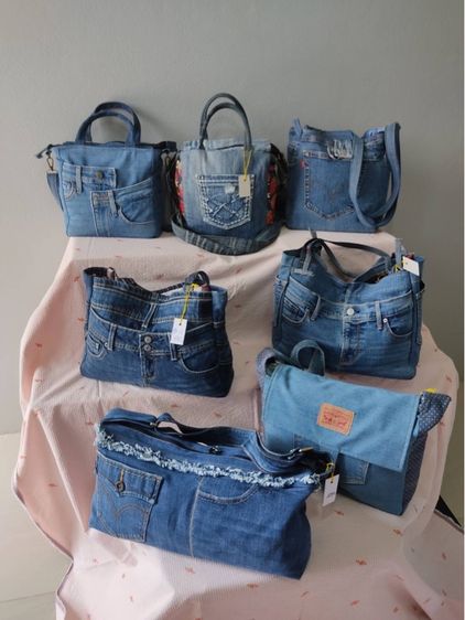 กระเป๋ายีนส์ทำมือทุกใบ  รูปที่ 2