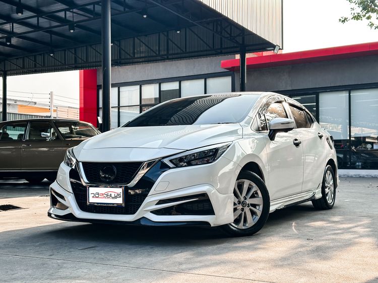 Nissan Almera 2022 1.0L Turbo V CVT Sedan เบนซิน เกียร์อัตโนมัติ ขาว