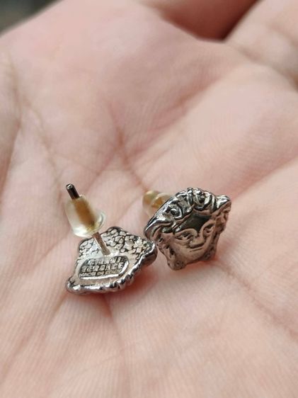 ต่างหู GIANNI VERSACE made in Italy เงินแท้  รูปที่ 8