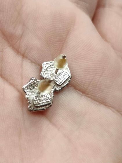 ต่างหู GIANNI VERSACE made in Italy เงินแท้  รูปที่ 6