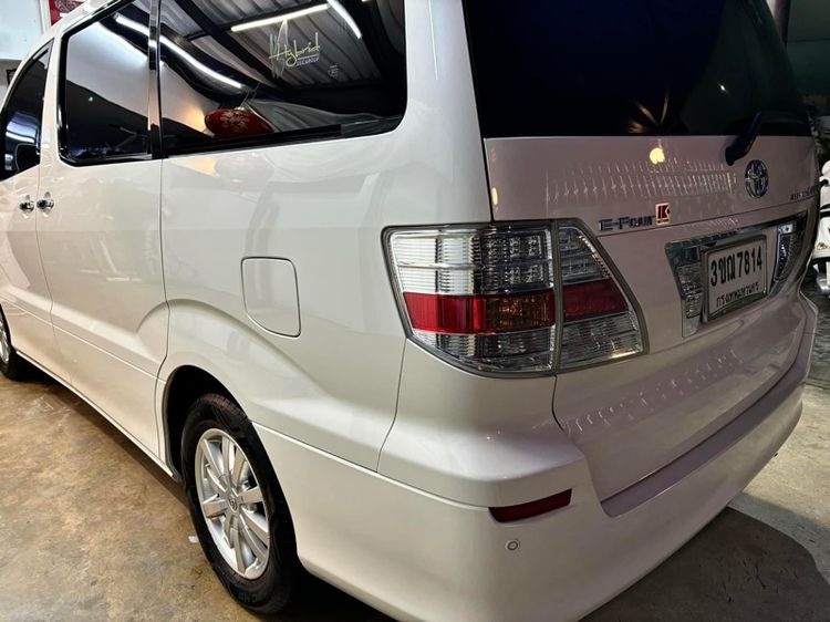 Toyota Alphard 2006 2.4 Hybrid E-Four 4WD Van เบนซิน ไม่ติดแก๊ส เกียร์อัตโนมัติ ขาว รูปที่ 4