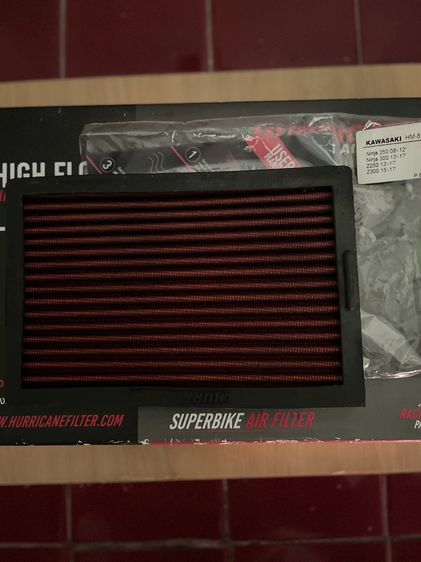 กรองอากาศ Hurricane ใส่ Ninja250 Ninja300 Z250 Z300 รูปที่ 2