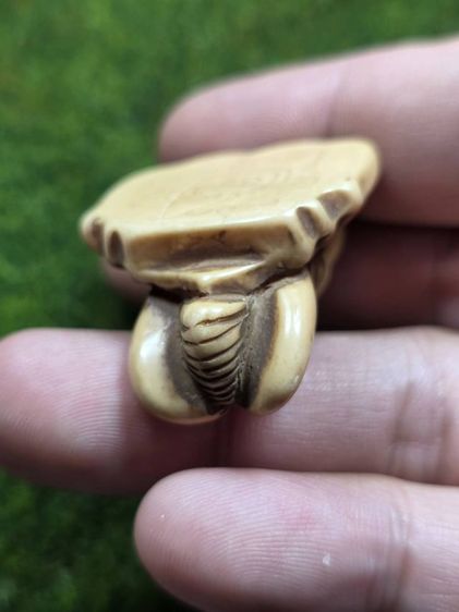 ช้างหลวงพ่อเดิมวัดหนองโพเก่าๆเครื่องรางของสะสม รูปที่ 3