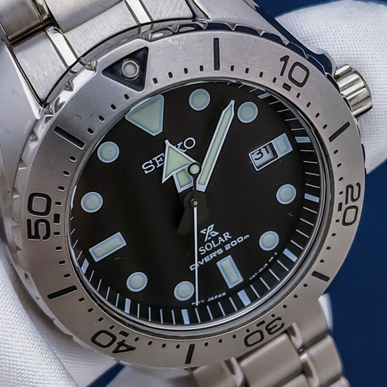 Seiko Prospex “Air Diver” Titanium Solar 200m Ref. SBDJ009 (JDM แท้ ญี่ปุ่น) รูปที่ 10