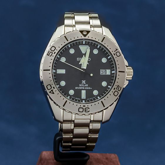Seiko Prospex “Air Diver” Titanium Solar 200m Ref. SBDJ009 (JDM แท้ ญี่ปุ่น)