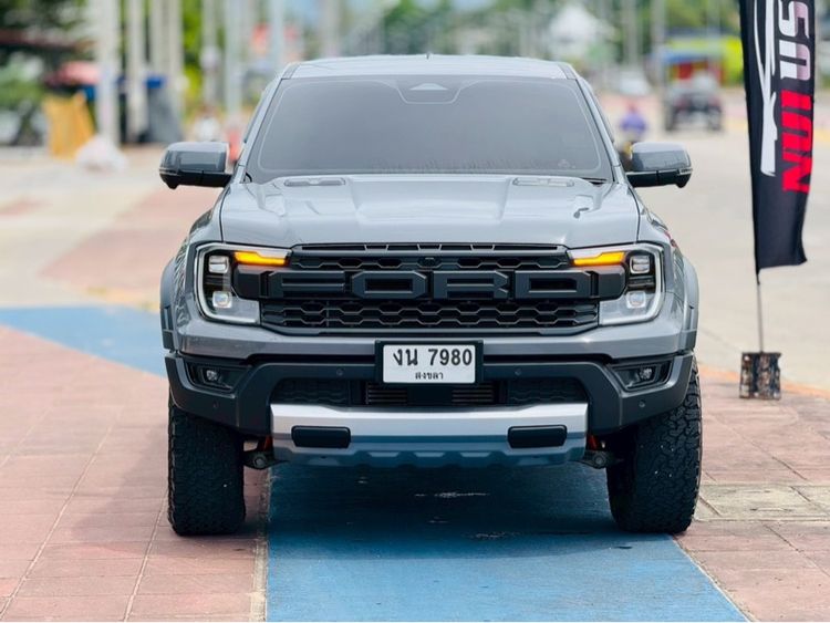 Ford Ranger 2024 Raptor 2.0 Bi-Turbo 4WD ดีเซล เกียร์อัตโนมัติ เทา รูปที่ 3