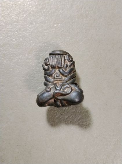 ปิดตาหลวงพ่อทับวัดทองเนื้อสำริดเงิน  