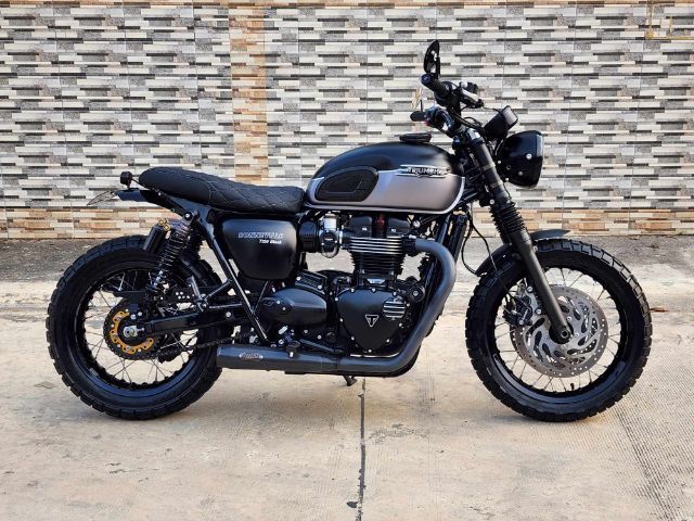 ขาย triumph t120 black ปี2021 จดทะเบียนปี2022 ตัวยูโร5 สีเทาดำ รูปที่ 3