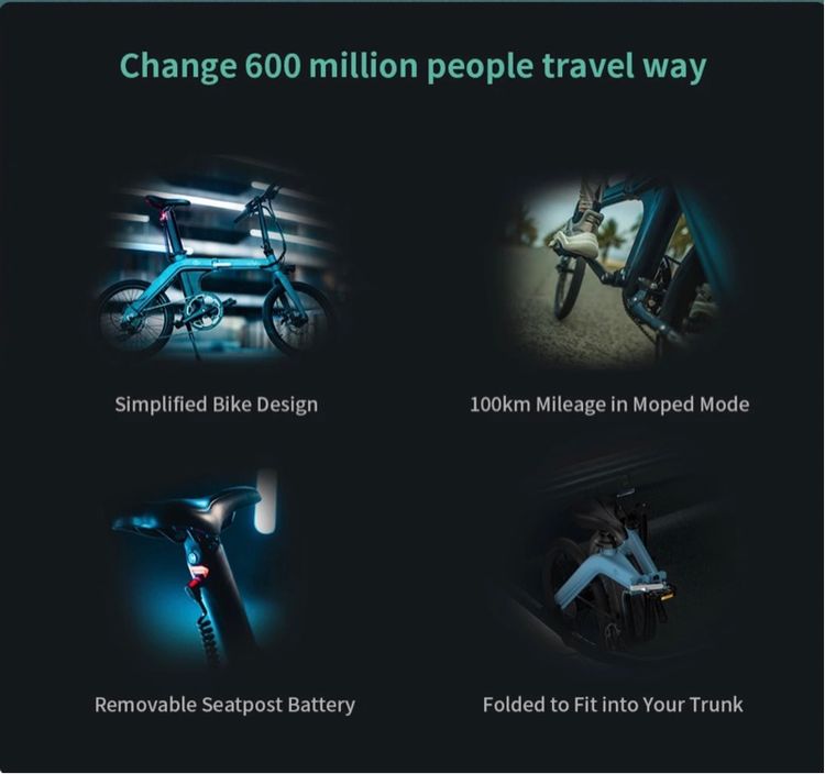 จักรยานไฟฟ้า Fiido D11 electric folding bike รูปที่ 5