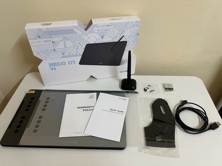 เม้าท์ปากกา XPPen Deco 01 v2   มือสอง l เจ้าของใช้เอง รูปที่ 2