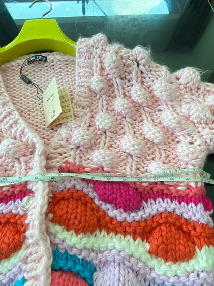 มิวมิว เสื้อไหมพรม ฝรั่งเศสนุ่มๆ ถักทั้งตัว รูปที่ 4