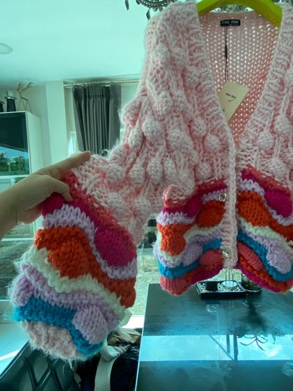 มิวมิว เสื้อไหมพรม ฝรั่งเศสนุ่มๆ ถักทั้งตัว รูปที่ 12