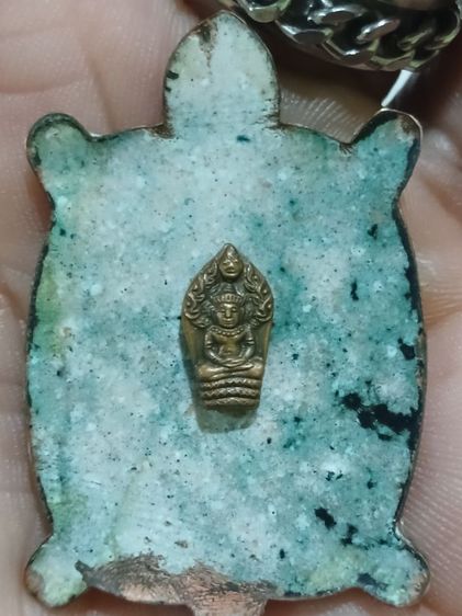 เต่าล็อคเก็ตรุ่นแรก (สำเร็จจิต) หลวงปู่หลิว วัดไร่แตงทอง พิมพ์ใหญ่ปลุกเสกเดือน กรกฎาคม พ.ศ.2542  รูปที่ 5