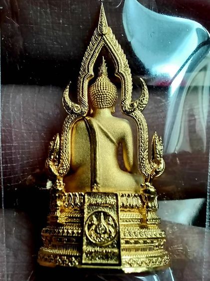 สมเด็จองค์ปฐม เนื้อชุบทอง วัดพระพุทธพรหมยาน สูง3.5เซ็นติเมตร สร้างเพียง1,500องค์ รูปที่ 6