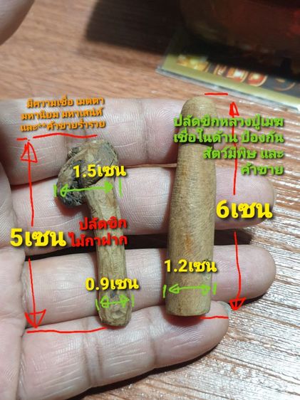 ปลัดขิกหลวงปู่เมฆ และ ปลัดขิก ไม้กาฝาก ไม่ทราบวัดและปีที่ออก สภาพสวยเก่าได้อายุ ปลัดขิกหลวงปู่เมฆ 300 ปลัดขิกไม้กาฝาก 400 สนใจ 2 อันคิด 500