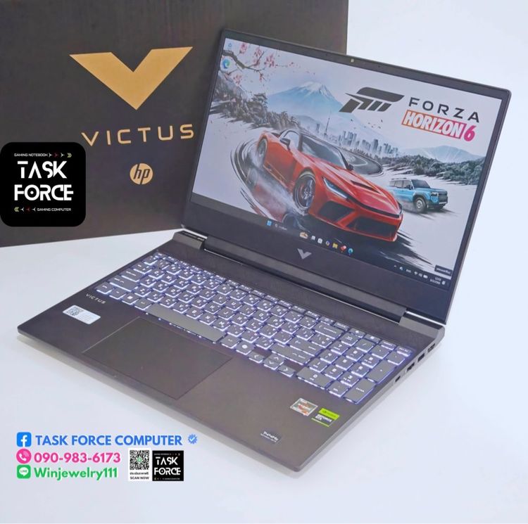 (RTX 4050) HP VICTUS 15-FB3086AX - SILVER รูปที่ 3
