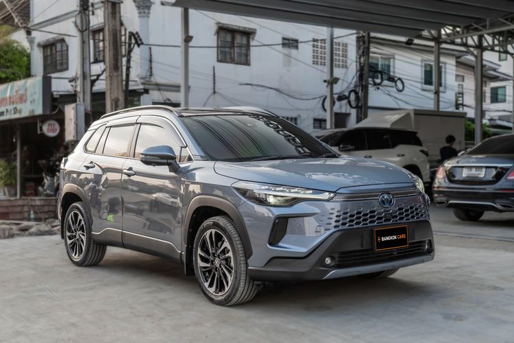 Toyota Corolla Cross 2024 1.8 HEV Premium Luxury Utility-car ไฮบริด เกียร์อัตโนมัติ เทา