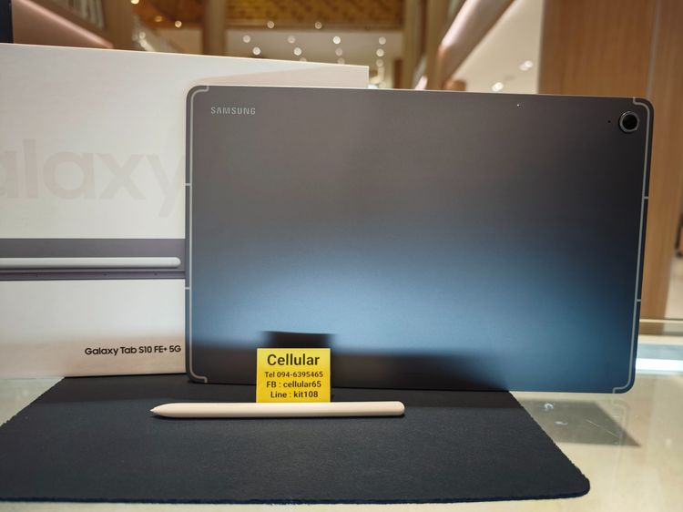 Samsung 256 GB Tab S10 FE Plus 5G 256GB ประกันศูนย์2เดือนกว่า มีรอย พร้อมเคสแท้