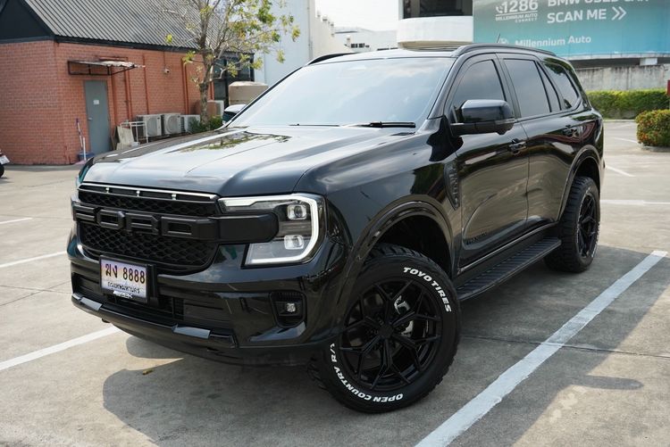 รถ Ford Everest 2.0 Bi-Turbo Titanium+ 4WD สี ดำ