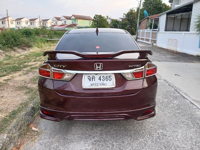 Honda City 2014 1.5 Sv i-VTEC Sedan เบนซิน ไม่ติดแก๊ส เกียร์อัตโนมัติ แดง รูปที่ 3