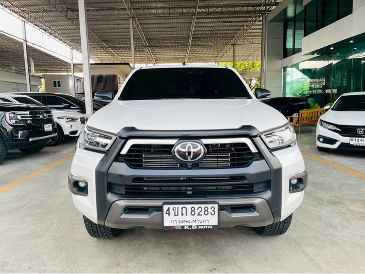 Toyota Hilux Revo 2023 Double Cab Prerunner 2x4 2.4 Rocco Pickup ดีเซล ไม่ติดแก๊ส เกียร์อัตโนมัติ ขาว รูปที่ 2