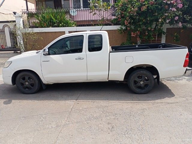 Toyota Hilux Vigo Champ 2014 Smart Cab 2.5 J Pickup ดีเซล เกียร์ธรรมดา ขาว รูปที่ 4