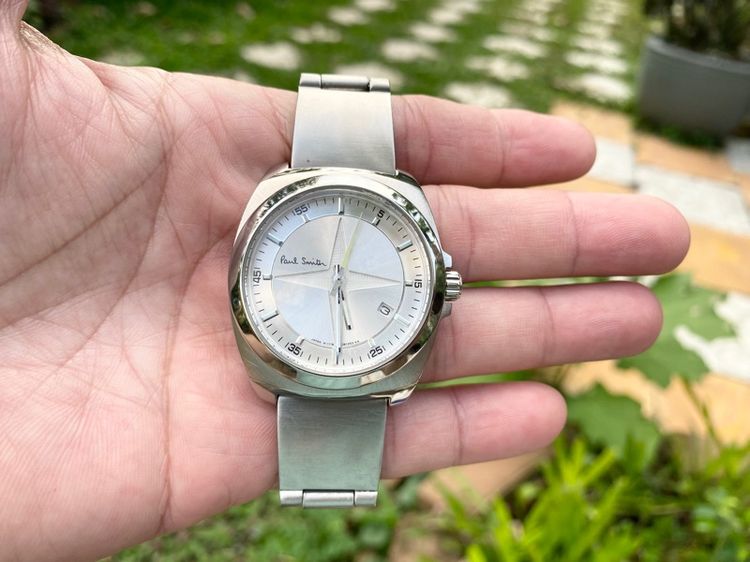 เงิน นาฬิกาPaul smith Closed Eyes Date แท้ศูนย์