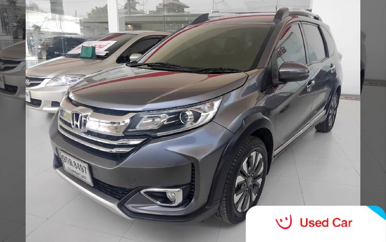 Honda BR-V 2019 1.5 SV Utility-car เบนซิน ไม่ติดแก๊ส เกียร์อัตโนมัติ เทา