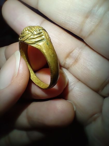 แหวนพิรอดสามขัด เนื้อทองผสม รูปที่ 6