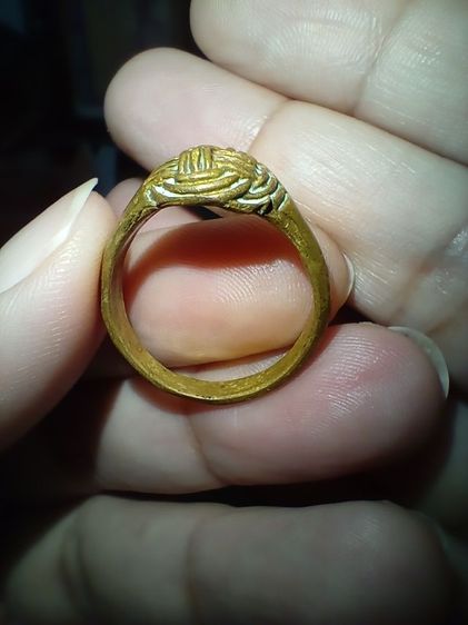 แหวนพิรอดสามขัด เนื้อทองผสม รูปที่ 7