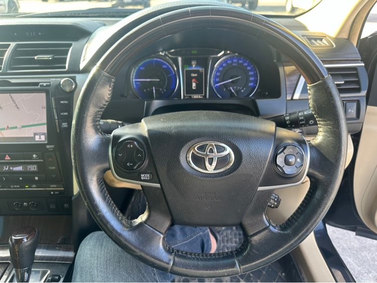 Toyota Camry 2016 2.5 HEV Premium ไฮบริด ไม่ติดแก๊ส เกียร์อัตโนมัติ ดำ รูปที่ 3