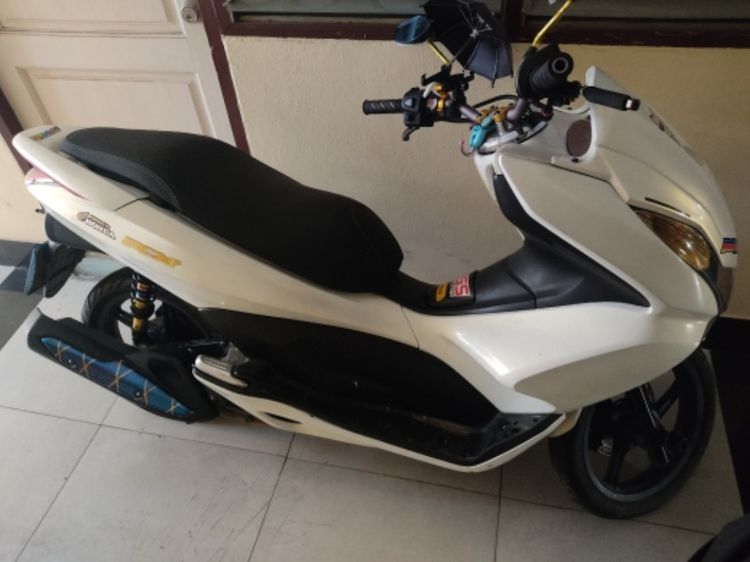 ชิวหน้า PCX สีขาวมุก