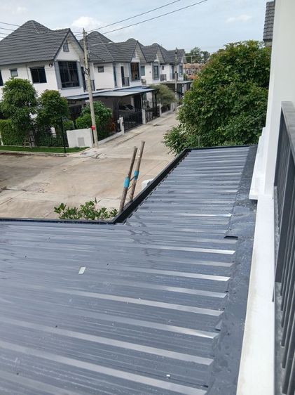 งานต่อเติมบ้านที่จอดรถ โครงหลังคาเหล็ก ปูกระเบื้อง รูปที่ 10