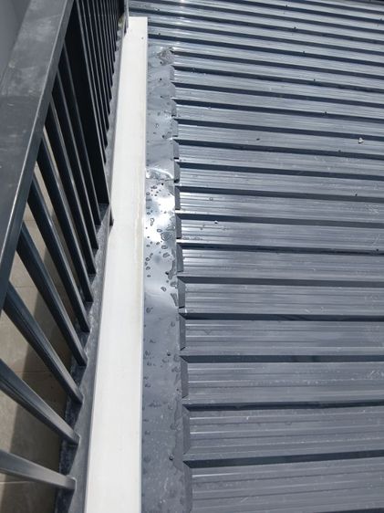 งานต่อเติมบ้านที่จอดรถ โครงหลังคาเหล็ก ปูกระเบื้อง รูปที่ 6